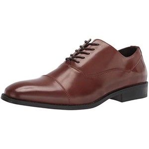 Unlisted by Kenneth Cole Men's Half Time Oxford, Cognac, 13 M US